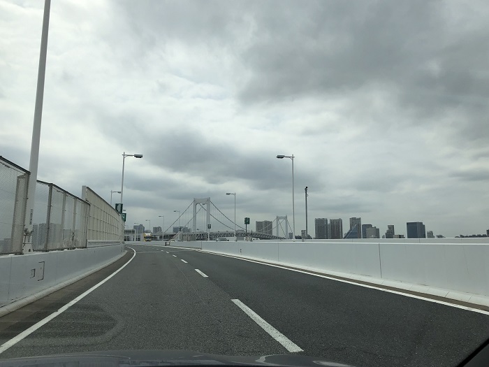 初レインボーブリッジ！